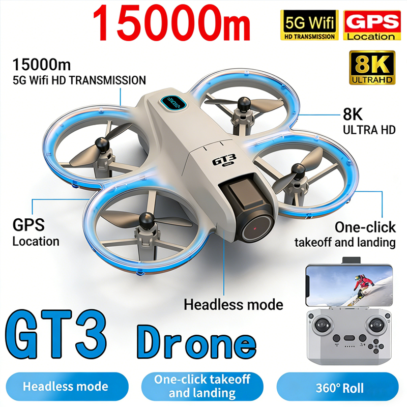 Drone Kit Tricopter - Nowy dron GT3 MAX 8K HD