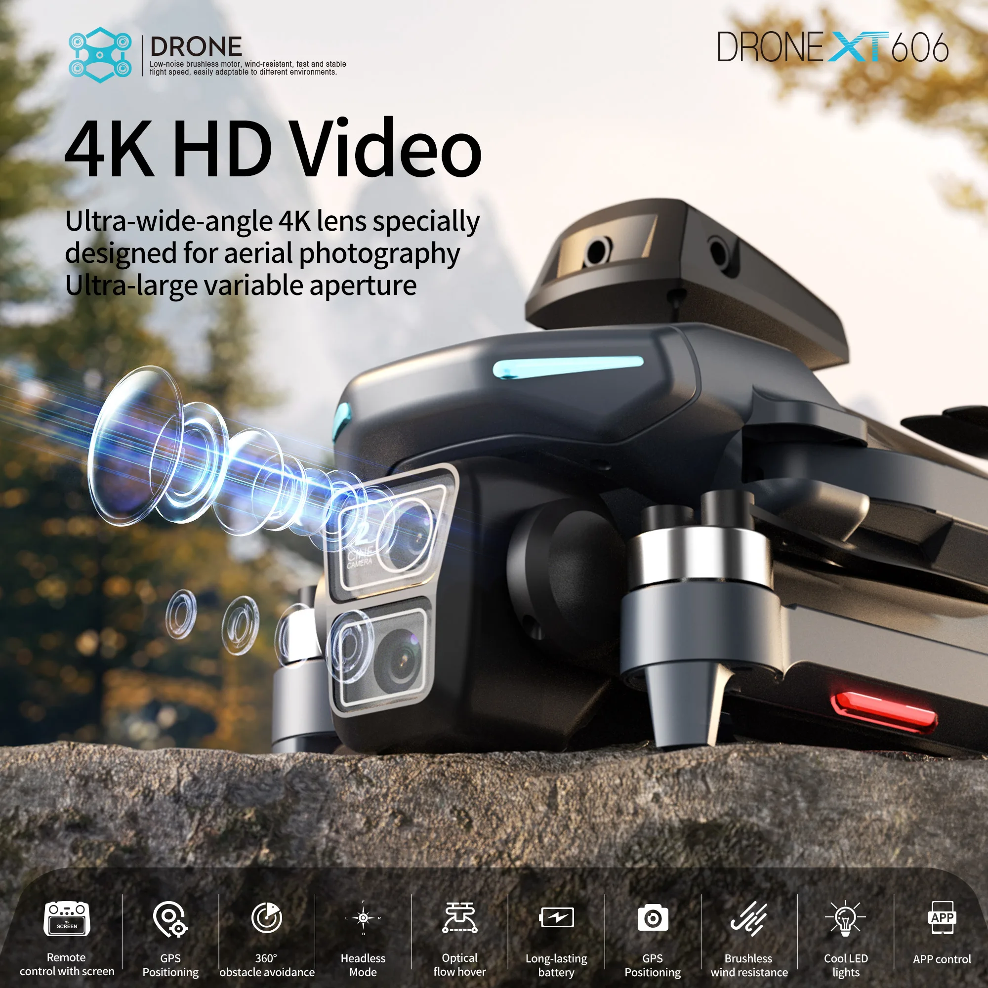 Oryginalny dron XT606 Professi – Drone Kit Fpv recenzja i cena