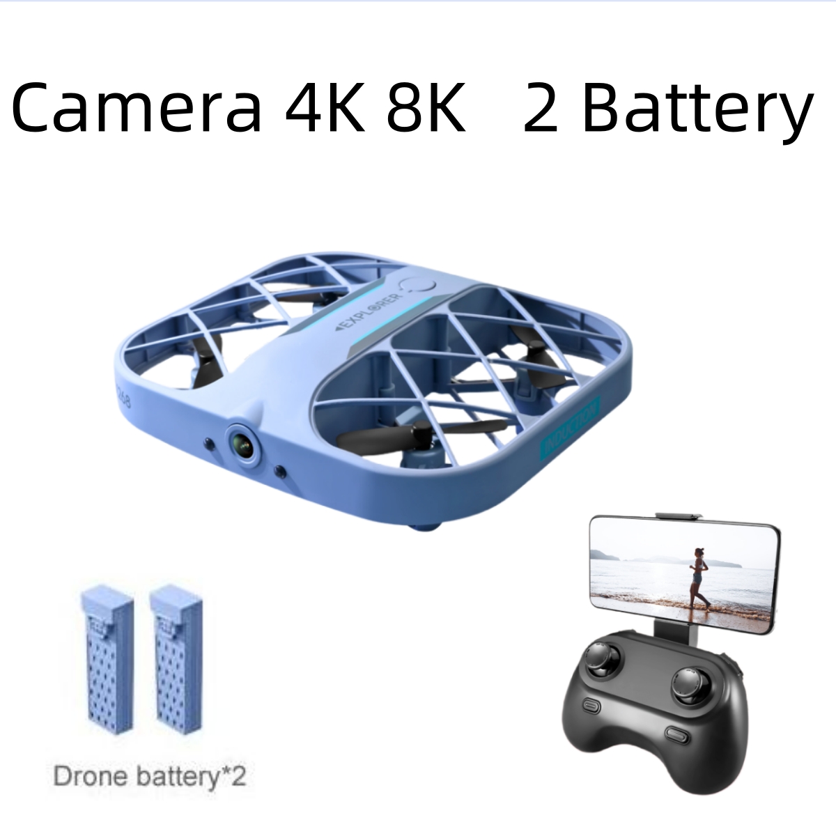 JJRC H107 FPV RC Dron z 2 Bate – Drone Kit With Camera recenzja i cena